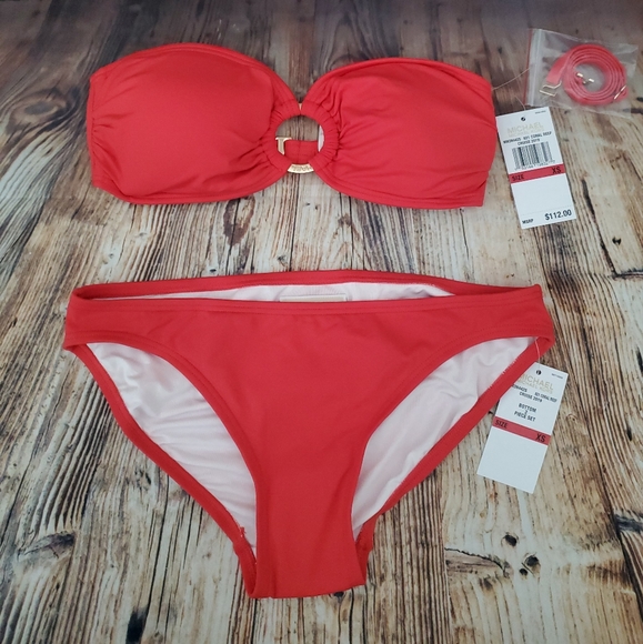 Michael Kors coral reef two-piece bikini - Picture 1 of 11
